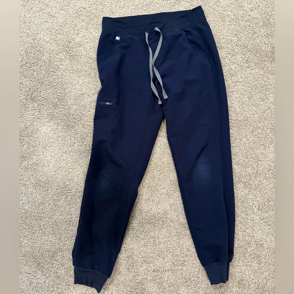 Figs Zamora Navy Jogger Pants Small
